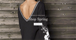 Desktop Screenshot of capriccioboutique.com